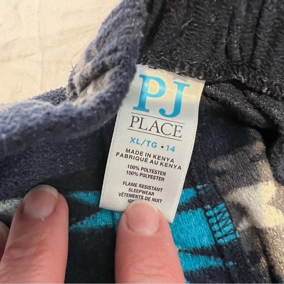 Boys XL X-Large Lot of 3 Pajamas Fleece Thermal Separates One Piece Pants 14 - Picture 7 of 15